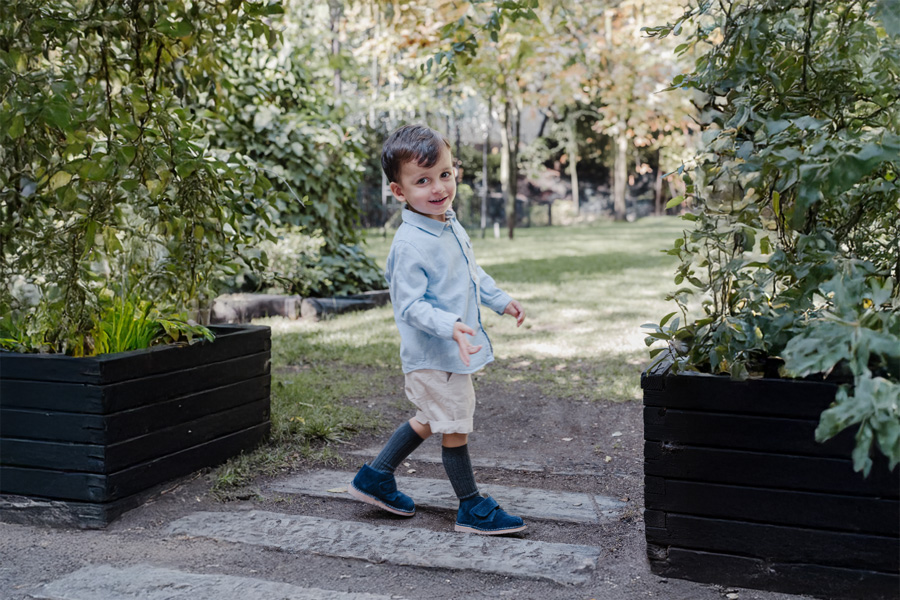 Desert Boots Kinder Stiefel mit Klettverschluss
