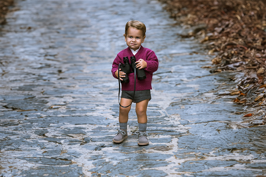 Desert Boots Kinder Stiefel mit Schnürsenkeln