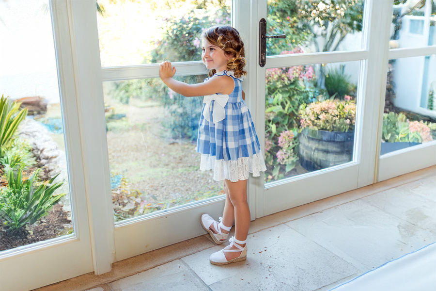Valencianische Espadrilles für Mädchen, einfarbig