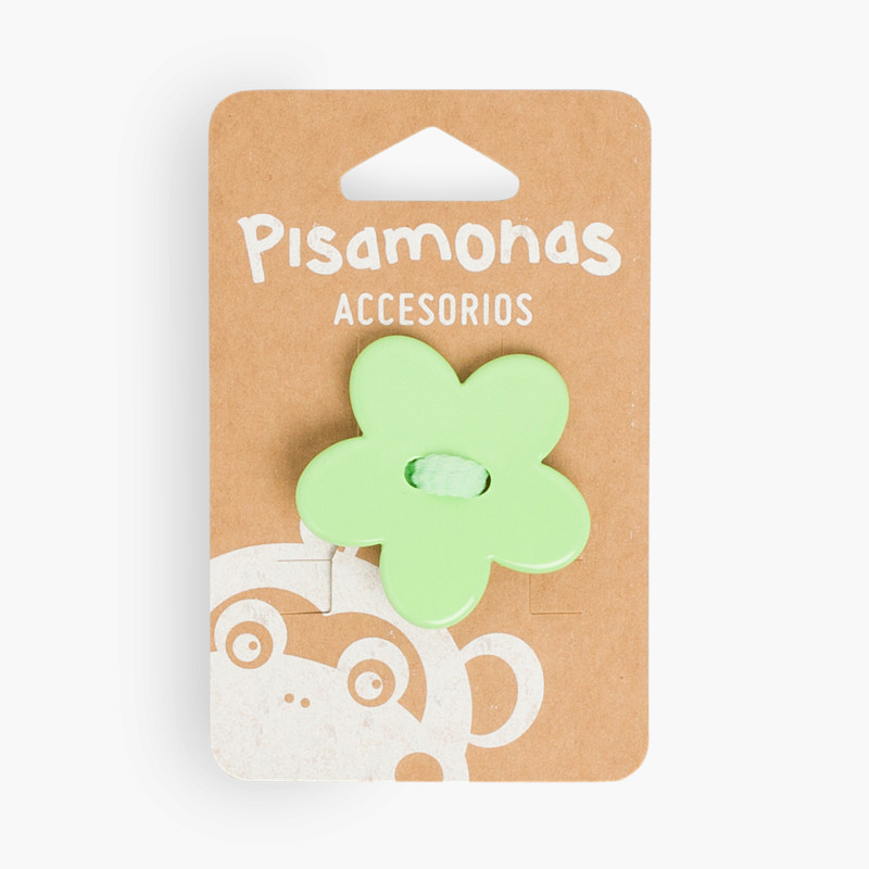 Haarband für Mädchen, Blumenkolette Pastellgrün