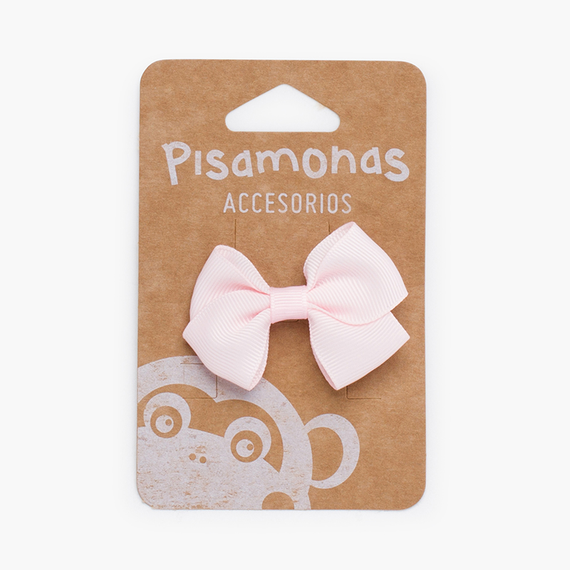 Haarklammer Mädchen mit kleinen Schleifen Babyrosa