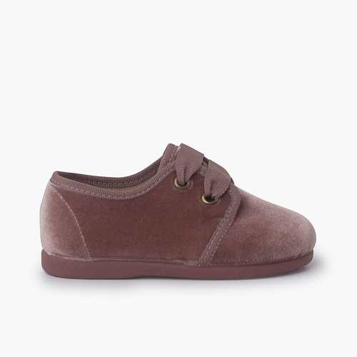 Samt-Schuhe mit Faden Make-up