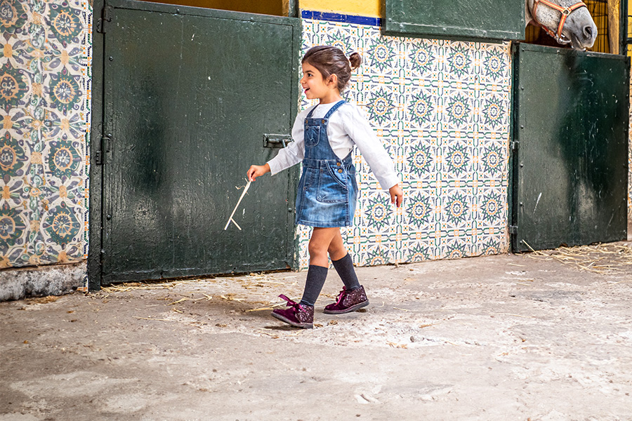 Glitzer Desert Boots für Mädchen