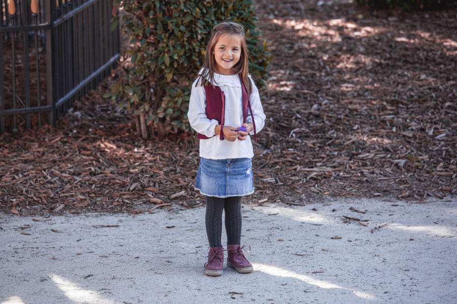 Stiefel mit Schnürsenkeln und rutschfester Sohle