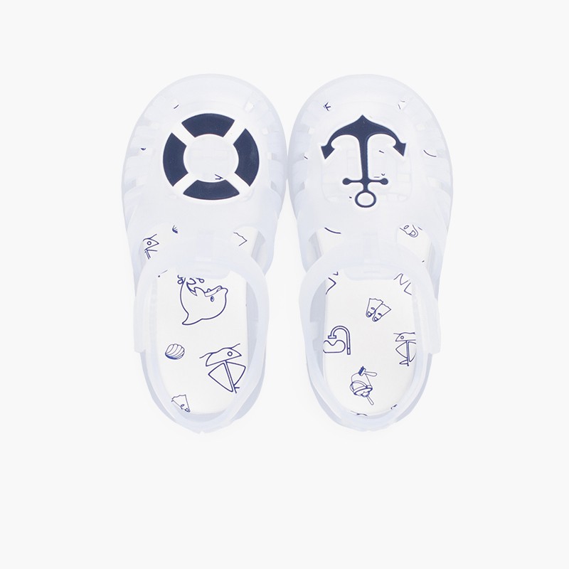 Cangrejeras nautischer Klebestreifen Weiß