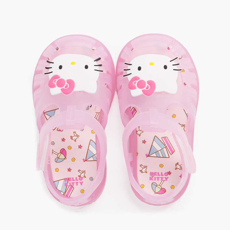 Hello Kitty Krabbensandalen Haftbandverschluss Rosa
