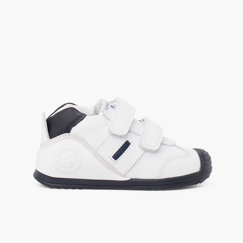 Sportschuher mit doppelseitigem Haftbandverschluss Marineblau