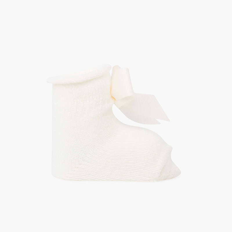 Babyschuhe mit Schleife Cava