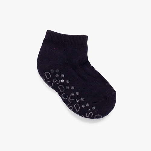 Antirutsch-Socken für Kinder in Knöchelhöhe Marineblau