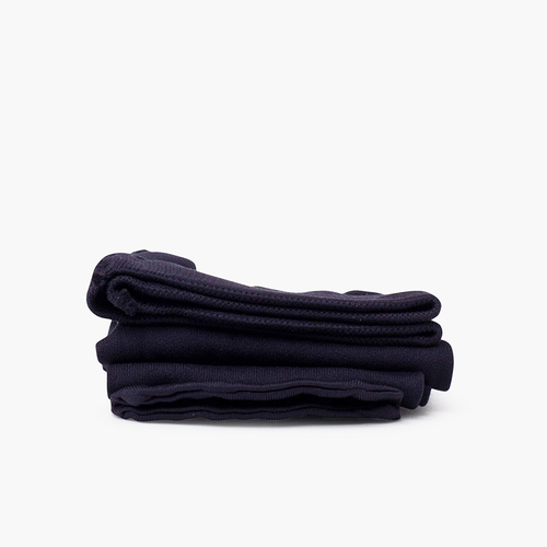 Mädchen-Strumpfhosen aus Mikrofaser 120 Denier Marineblau