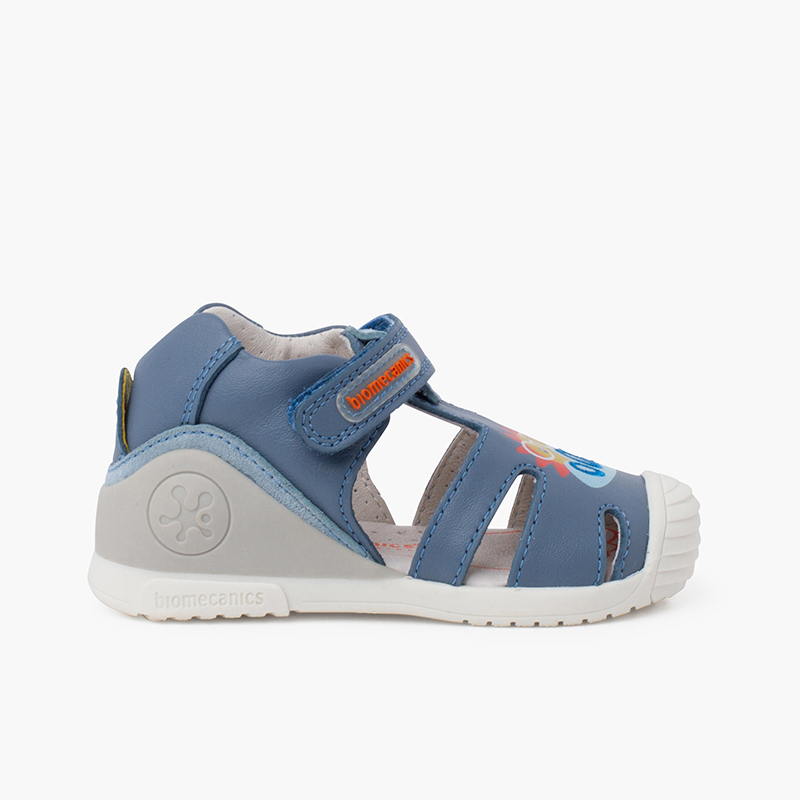 Biomechanik-Sandalen mit dicht schließendem Boot Indigo Blau
