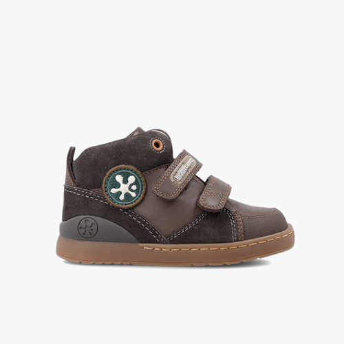 Biomecanics Sportstiefel aus Leder mit Klebeverschluss Braun