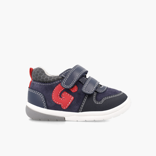 Garvalin doppelt eng anliegende Sneakers Marineblau