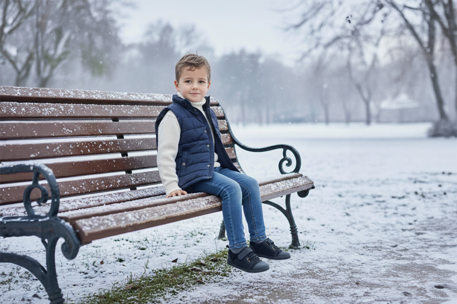 Sneakers mit Klettverschluss und elastischen Schnürsenkeln