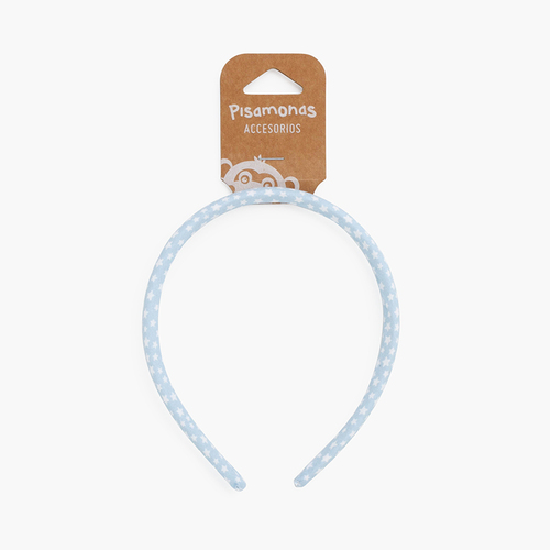 Dünnes Stirnband mit Sternen Himmelblau