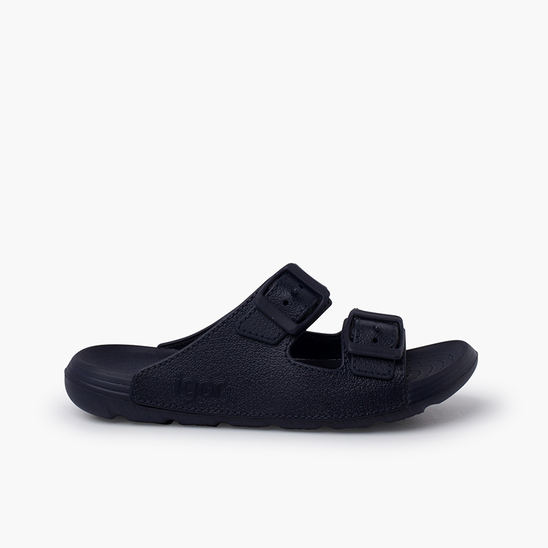 EVA-Sandalen mit doppelt Schnalle Marineblau