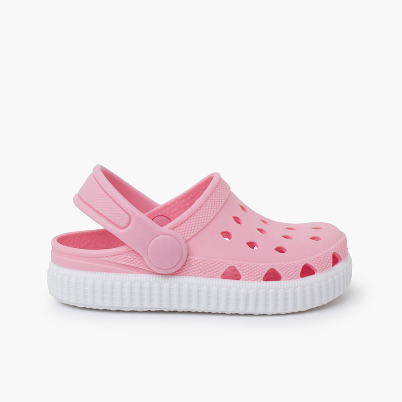 Gummiclogs im Sneaker-Stil Rosa