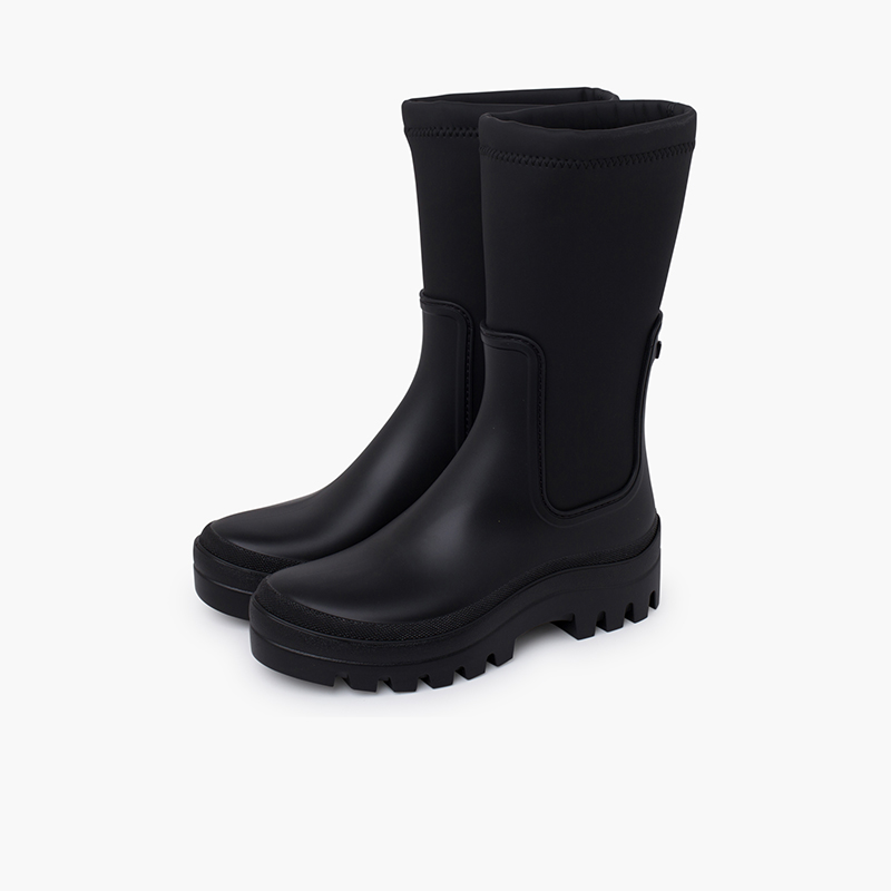 Botas agua mujer forro suave interior  Schwarz