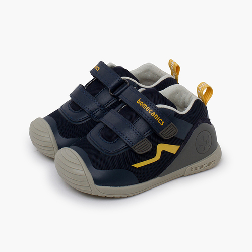 Sneakers mit Blitzmotiv Marineblau