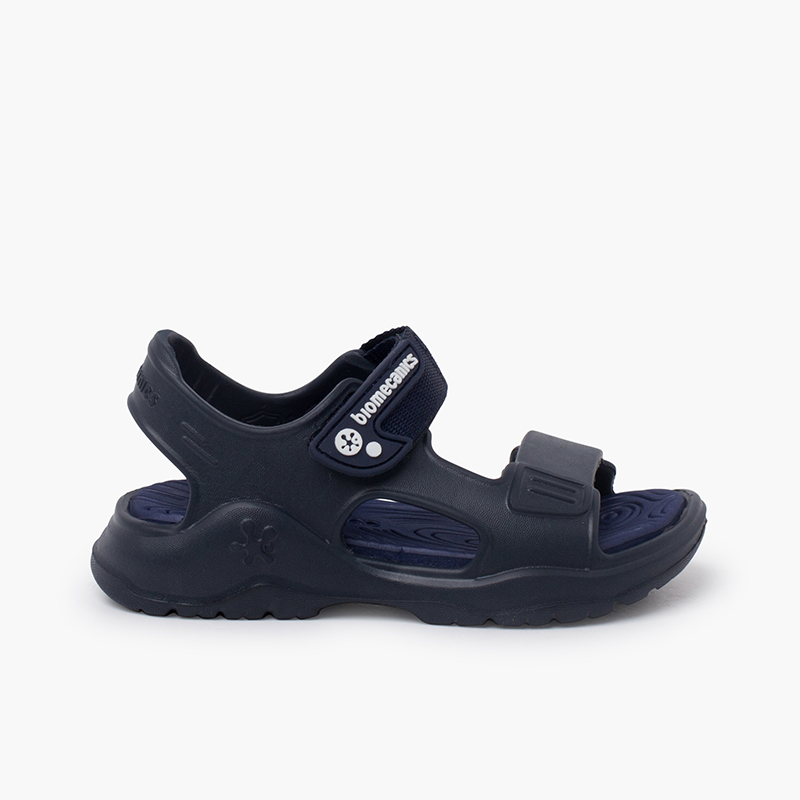 Wassersandalen mit Klettverschluss Marineblau