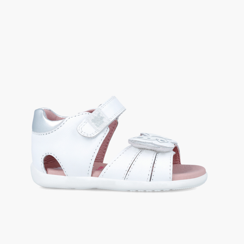 First Steps Girl Sandalen mit Schmetterling Weiß