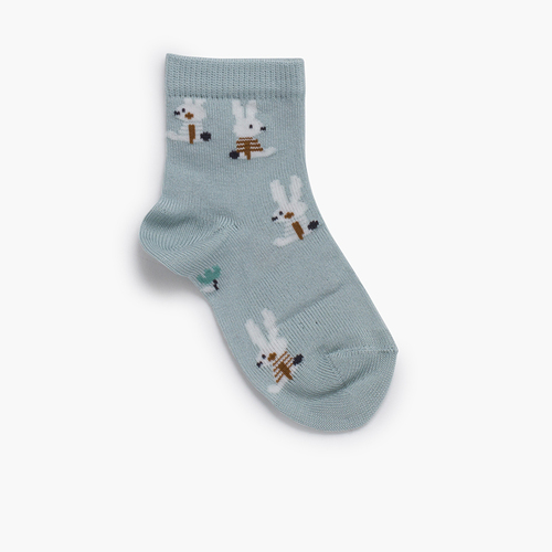 Socken mit Hasen Nebel