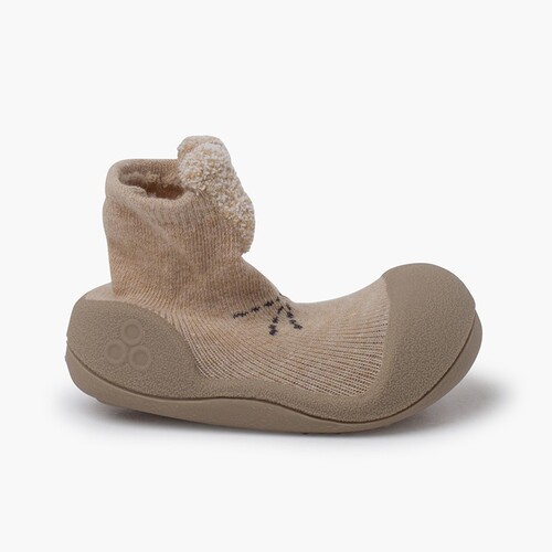 Schuhe für Babys mit runder Spitze Sand Hase