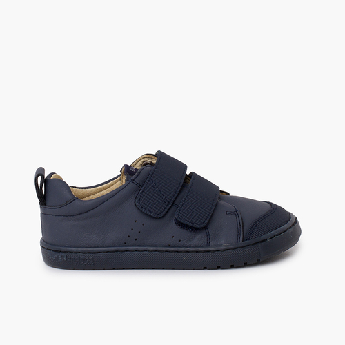 Sneaker mit seitlichen Bändern in großen Größen Marineblau