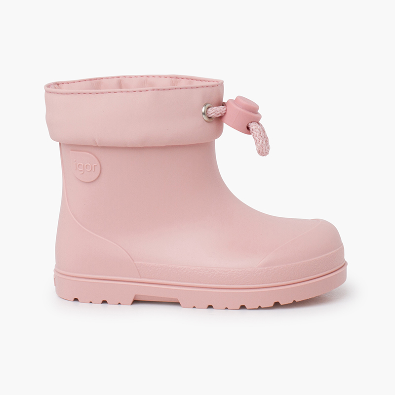 Barfuß-Regenstiefel mit verstellbarem Schnürverschluss Make-up