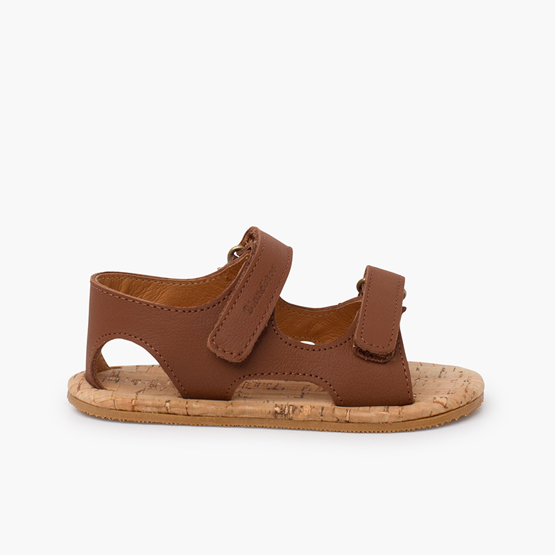 Jungensandalen Korksohle Blanditos Leder