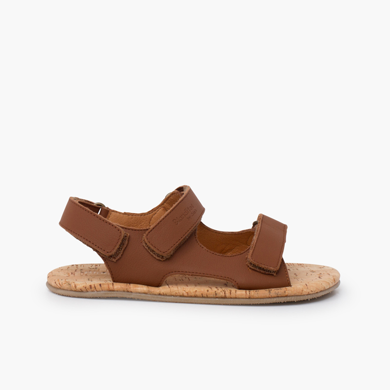 Blanditos Sandalen mit Korksohle große Größen Leder