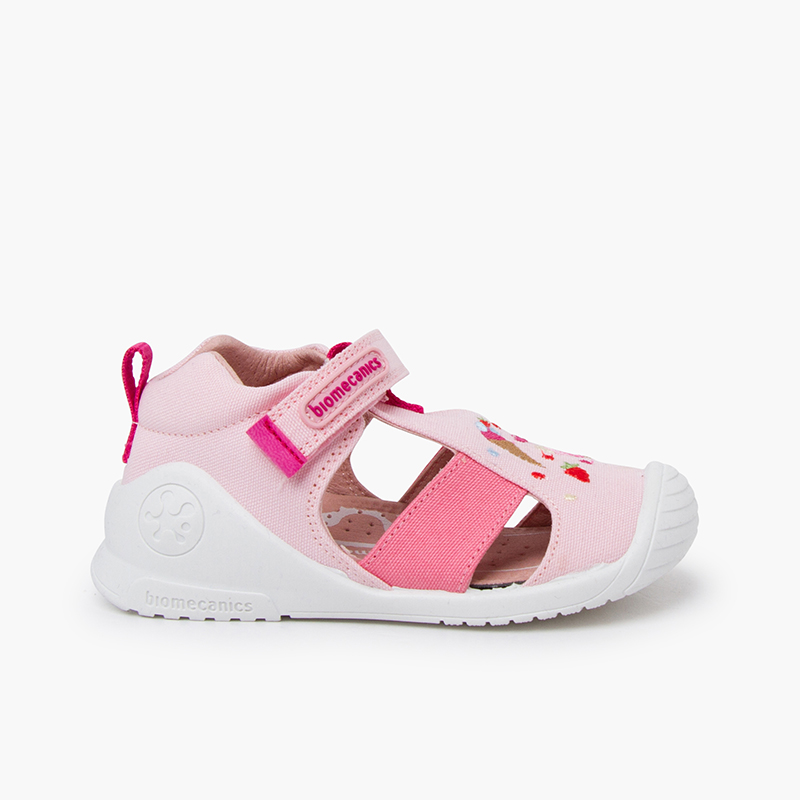 Biomecanics Eiscreme Erste Schritte Sandalen Rosa