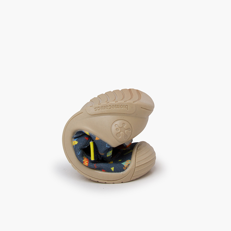 Biomecanics Erste Schritte Bedruckte Sandalen Blau