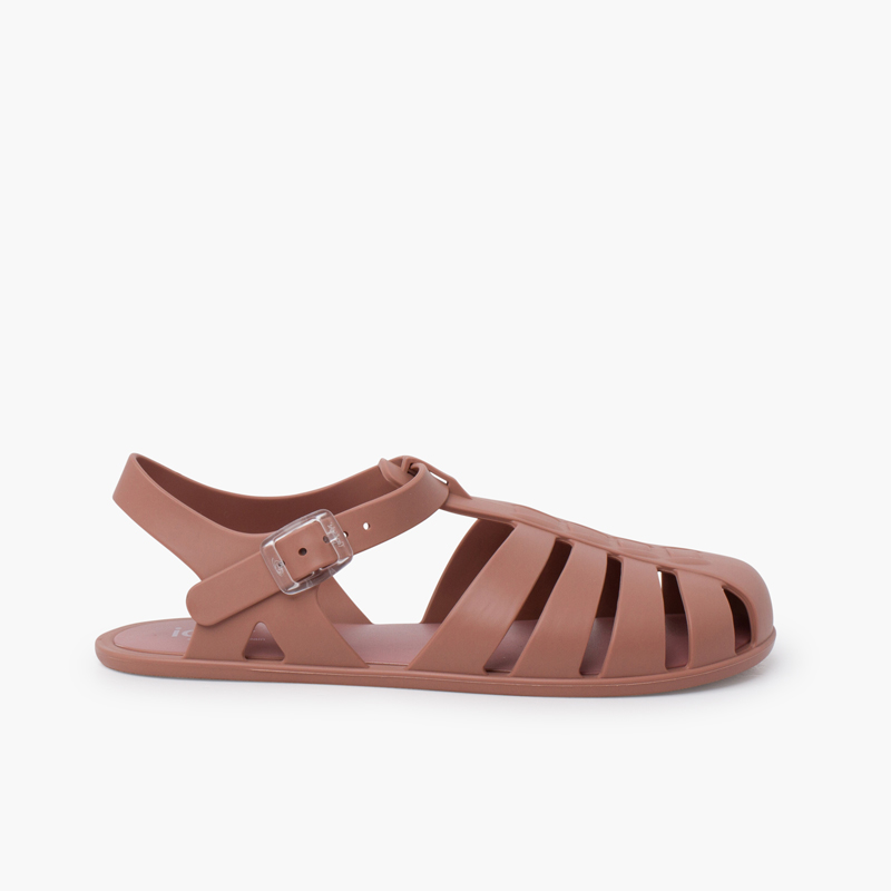 Barefoot-Strandsandalen Kinder und Damen Rosa