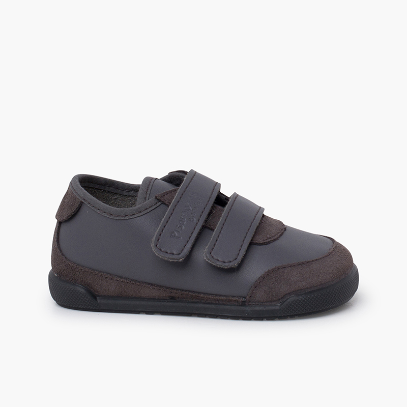 Kombinierte Barfuß-Sneaker Grau