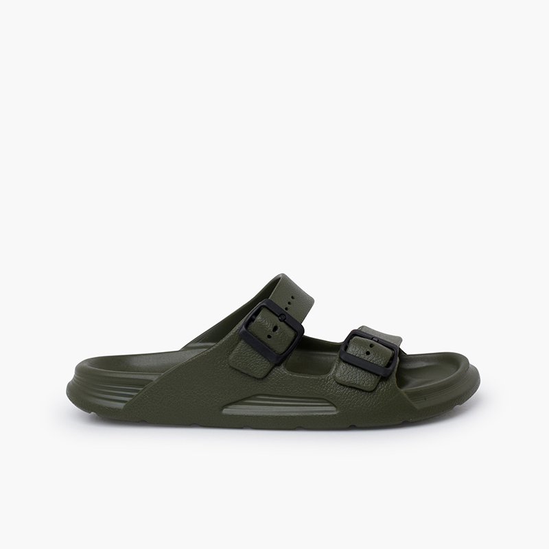 EVA-Gummi-Badesandalen großen Größen Khaki