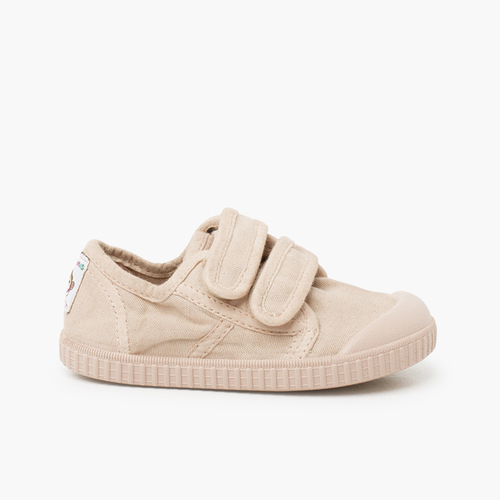 Barefoot-Wide-Leinenschuhe farblich abgestimmter Sohle Elfenbein