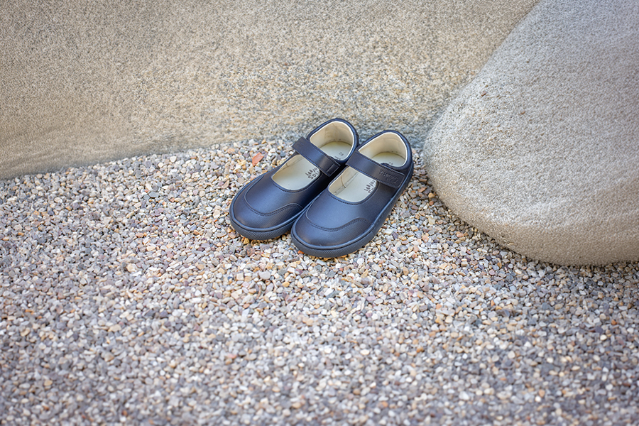 Barefoot Schul-Mary Janes Klettverschluss Mädchen