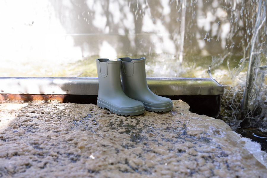 Barfuß-Gummistiefel wide Chelsea-Stil