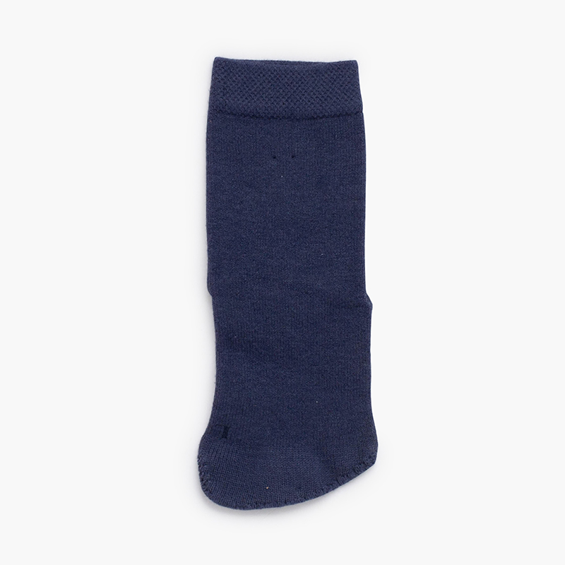 Kurze Barfußsocken Bambus Blau