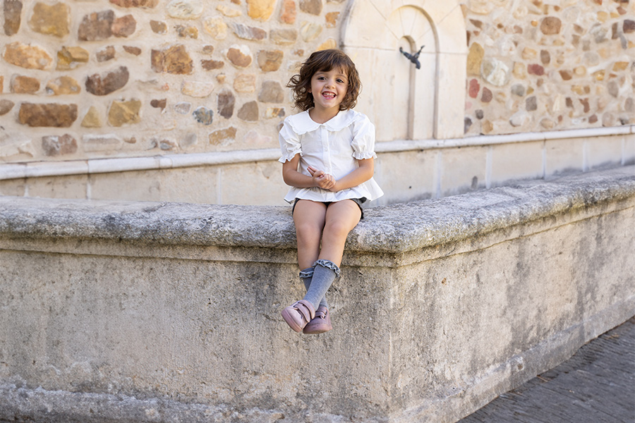 Barfuß-Sneaker Samt doppeltem Klettverschluss