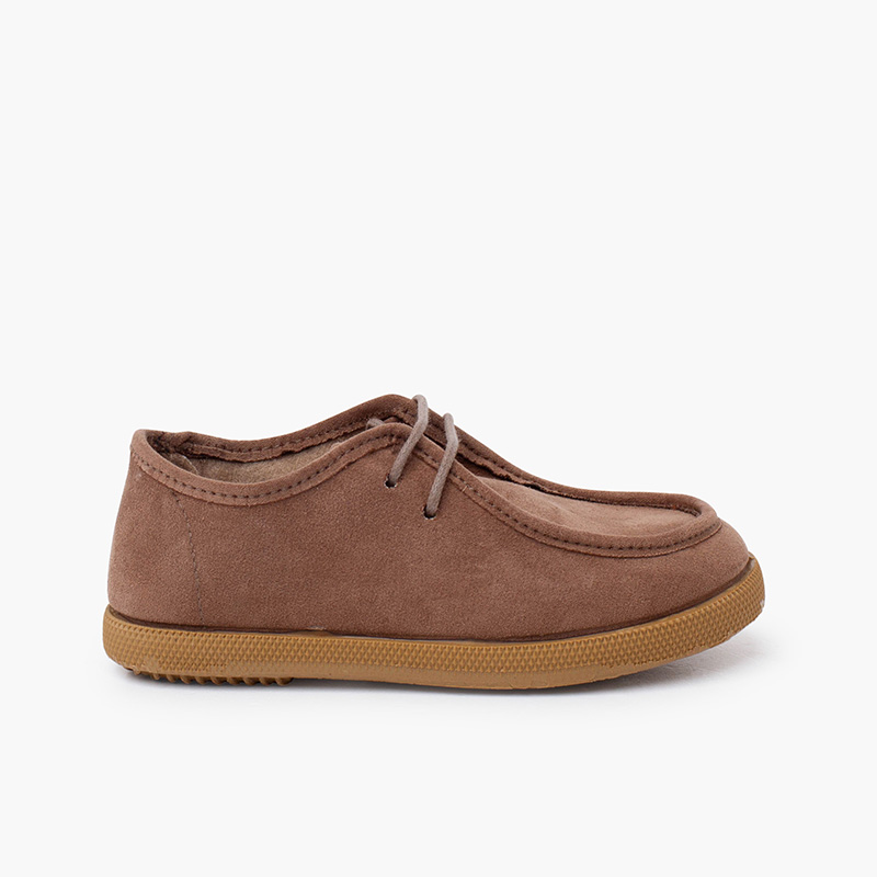 Wallaby Suede Segelschuhe Jungen Mausgrau