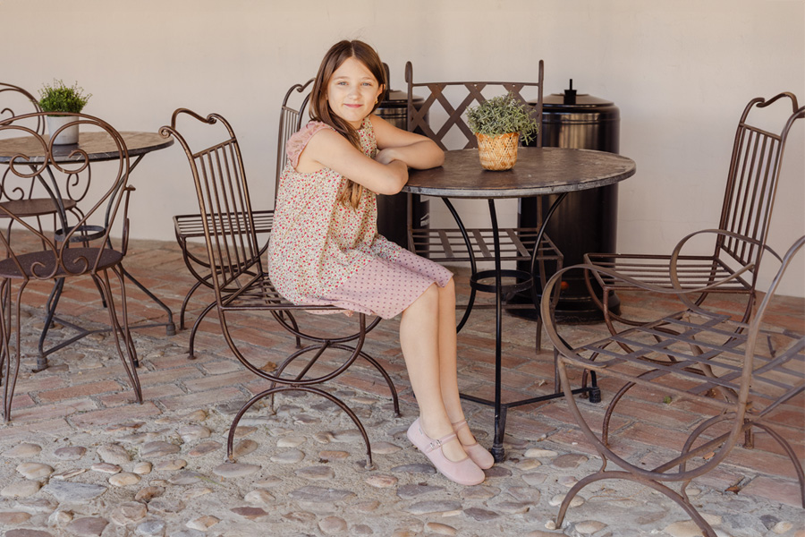 Barfuß-Mary-Janes in Wildlederoptik mit Schnalle für Damen