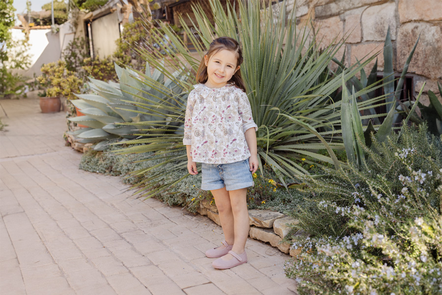 Barfuß Mary Janes Leinen Klettverschluss