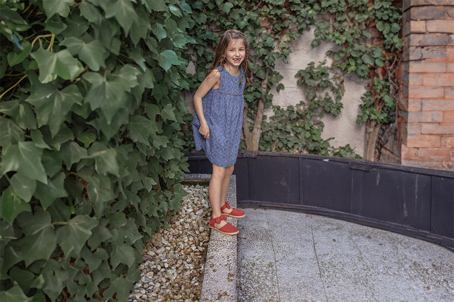 Espadrilles Mädchen Schleife Wildleder-Optik