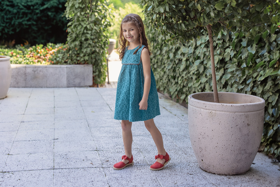 Espadrilles Mädchen Schleife Wildleder-Optik