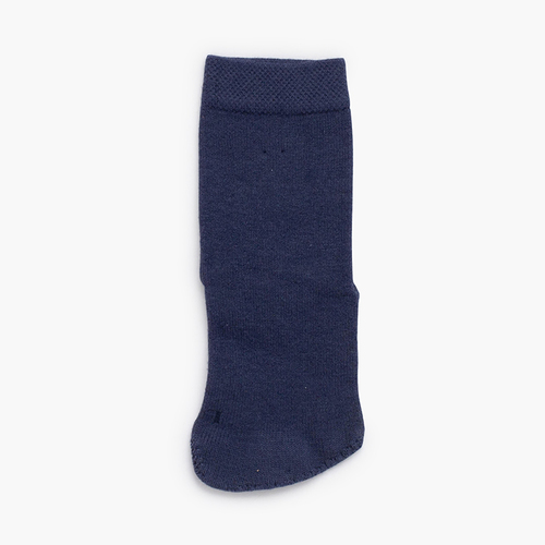 Kurze Barfußsocken Bambus Blau