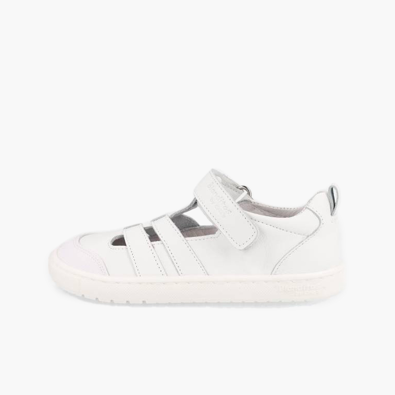 Sportliche Blanditos Ledersandalen Kinder Weiß