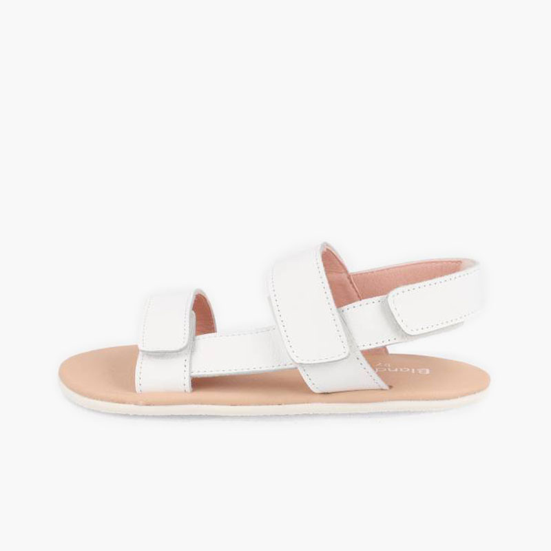 Barefoot-Sandalen Blanditos Mädchen seitlichem Riemen Weiß