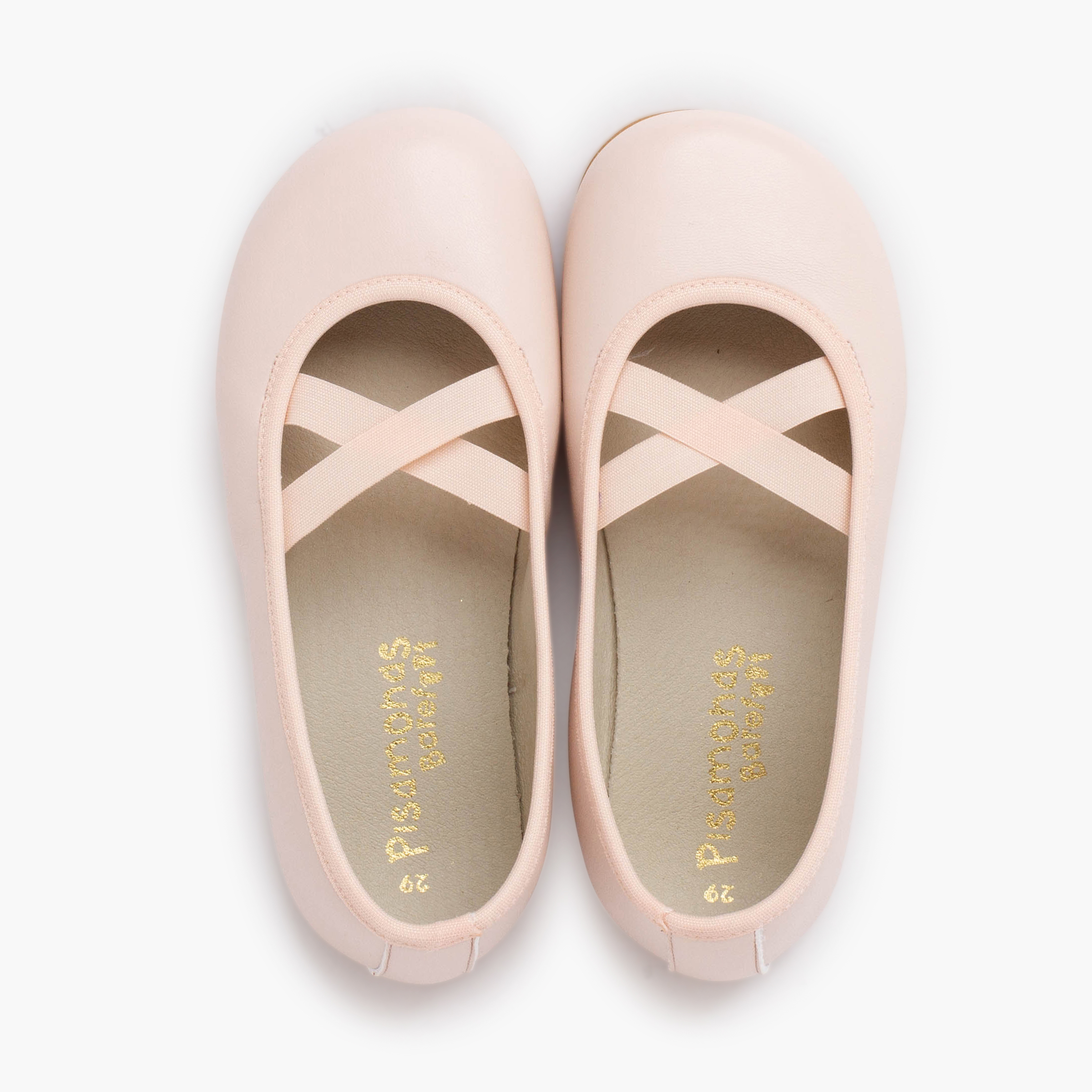 Barfuß Ballerinas Kommunion Balletstil Rosa